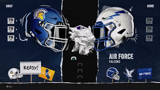 CFB25 Dynasty rebuild with San Jose State S1W2 vs Air Force! Let's do better!