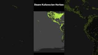 Steam kullanıcıları haritası #keşfet #viral #shorts #steam