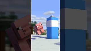 Bottle Flip Pig | Minecraft Animation