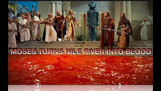 Moses Turns Nile River Water Into Blood | The Ten Commandments (Hindi) ✨