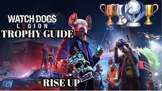 🏆 WATCH DOGS: LEGION (PS5) TROPHY GUIDE: "RISE UP" – 100% PLATINUM ROADMAP 🏆