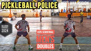 Pickleball Police - Kejurda PON | Semifinal Men's Doubles U25 | Rayhan|Alfi vs Bardan|Sembara