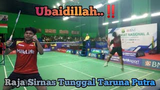 Final Tunggal Taruna Putra BNI Sirkuit Nasional A Banten‼️Ubaidilah (Djarum) vs Ayus (Mansion Exist)