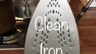 Clean an Iron Plate