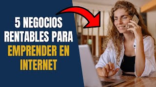 5 Negocios Rentables Para Emprender en Internet | Ideas para Crear una Tienda Online 🤑💻