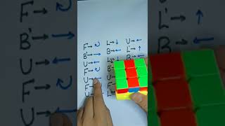 Spiral 🐚  Pattern Tutorial  On 3×3 Rubik's cube #Shorts #Howtosolverubikcubeinhindi