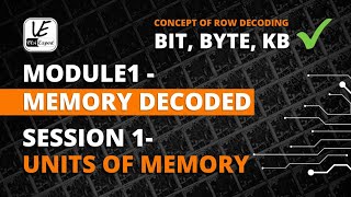 Session 1-  Units of Memory (Module1 - Memory Decoded )