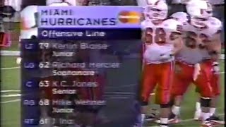 1996 Miami vs  Virginia Carquest Bowl