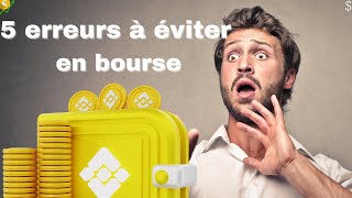 COMMENT GAGNER EN BOURSE !!5,5 erreurs a absolument éviter pour devenir riche