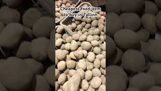 Potato: The Cheapest Food in Tallinn, Estonia