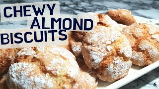 Chewy Almond Biscuits in 2 minutes / Gluten free recipe / Italian Almond Cookies QUICK and EASY