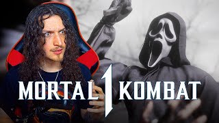 Ghostface FINISHER?! Mortal Kombat 1: Khaos Reigns - Official Launch Trailer REACTION!