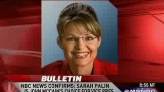 McCain's VP Pick Sarah Palin Under Investigation