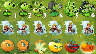 Pvz 2 Gameplay - Which Plant Can Detroy 40 Frozen Monkey With 1 Plant Food ？