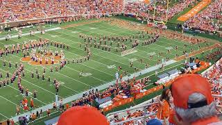 Clemson band halftime