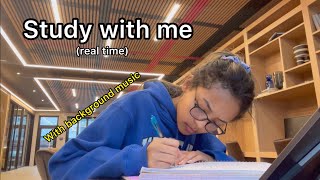 1.5hr STUDY WITH ME (real time) PIANO MUSIC | college motivation