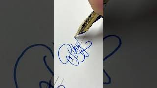 Rhythm - handwriting with fountain pen #cursive #lettering #calligaraphy #signature #satisfying