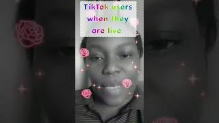 when TikTok users are live you hardly hear what they say who else can relate?