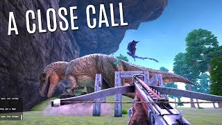 SAVED OUR BASE AT THE LAST SECOND! - Center PVP (E2) - ARK MTS