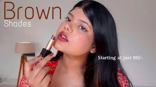 Cutie, looking for lipsticks for brown skin? WATCH This | Brown/Terracotta Shades