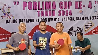 PINGPONG || PORLIMA CUP KE- 4 || Sauji vs Bambang S