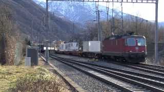 linea  San  Gottardo transiti  a  Castione - Arbedo