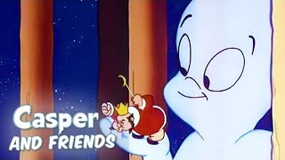 Casper and Friends in 4K | Midnight on the Moon | Full Episode | Cartoons for Kids