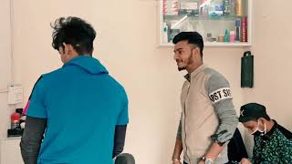 hair cut's slope for men , smart scissors salon ,by sahil khan