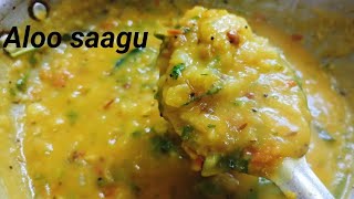 ಮನೆಯಲ್ಲಿಯೆ ಮಾಡಿ ಹೊಟೆಲ್ ರೀತಿಯ  Aloo Saagu |Potato |Aloo Saagu Recipe in Kannada |Aloo Sagu Recipe