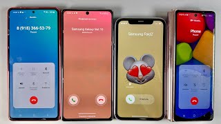 Incoming Call Samsung Galaxy Note 10 + IPhone Qq Purple + Samsung Galaxy Fold 2 + Galaxy Note 20