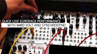 A quick jam with the WMD Synchodyne and Volt #Eurorack Modules