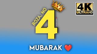 Ramzan Ki Chothi Iftar Mubarak Status❤️| Ramzan 4th Iftar Mubarak Status ✨Ramadan Status#viralshorts