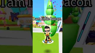 l am Little bacon with no friends #pkxd #roblox #bacon #shorts