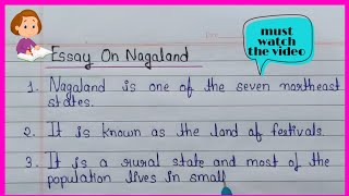 Essay On Nagaland || 10 Lines Essay On Nagaland In English ||