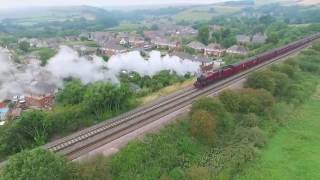 Galatea 45699 Through Upwey by Drone