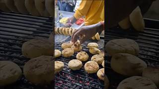 Litti Chokha 📍Asian street food #food #littichokha #streetfood #shorts #yputubeshorts