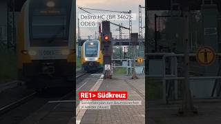 Der RE1 nach Berlin Südkreuz (Sonderfahrplan) mit der BR 3462 am Potsdam Hbf | ÖPNVinBB | #shorts