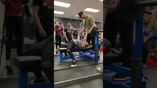 13 years old girl 110lb bench press