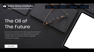 Data Story Institute WordPress website