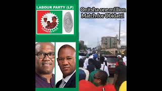 Onitsha shut down for Mr Peter obi. live