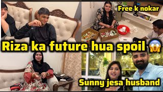 Riza rehaan me itna fark 😱 || Riza ka future❓sunny jesa husband chiye frndsssss #saba_ibrahim