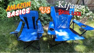 Kijaro Dual Lock Chair vs. Amazon Basics Camp Chair | Best Outdoor Chair Comparison!