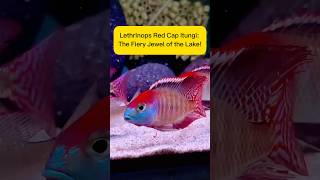 Lethrinops Red Cap Itungi: The Fiery Jewel of the Lake! AquaVerse #redcapitangi #cichlid #shorts