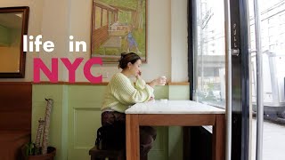 NYC VLOG: how I curb a travel itch ⛔🌎, Georgian food, and a solo date in Long Island City