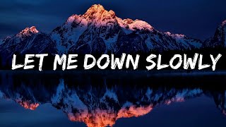 Алек Бенджамин - Let Me Down Slowly (текст) | 30 минут веселой музыки