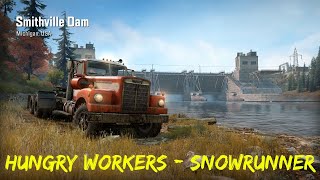 SnowRunner | Hungry Workers | Smithville Dam Michigan, USA