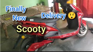 Finally Aaj New scooty le hi lay Family Reaction😍Rider scooty E1 Em005 Pro😕@theaelinvlogs