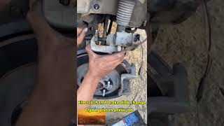 Electric parking brake disk change, auto mechanical tricks, mechanic job #viralshort #bmw #automobil