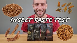 🐛 TASTE TESTING EDIBLE INSECTS & WORMS 🐛 | WEIRD FOOD | WOULD YOU DARE? | GUR TRIES BUGS | GUR EATS