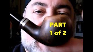 My first pipe re-work video - Molina Churchwarden re-shape & re-color - Part 1 of 2